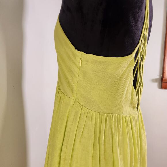 NEW IN Lattice Detail Green Sundress, Size Large - Picture 7 of 11